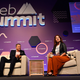 Western Union CEO on stage at Web Summit